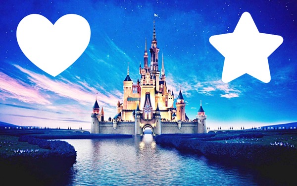 le Disney Château Fotomontáž