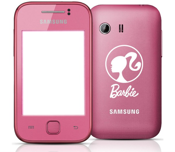 celular da barbie Fotomontáž