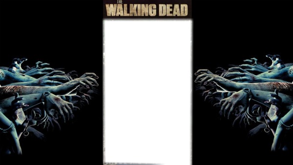 zombies walking dead Photo frame effect
