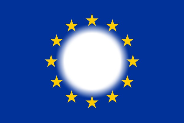 European Union flag Montage photo