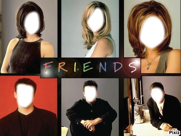 Friends série Фотомонтаж