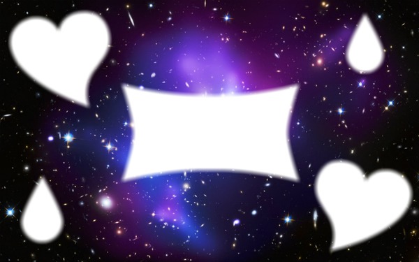 Galaxie Fotomontaż