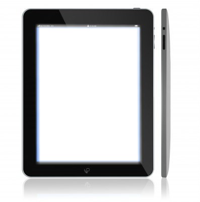 tablette tactile Fotomontáž