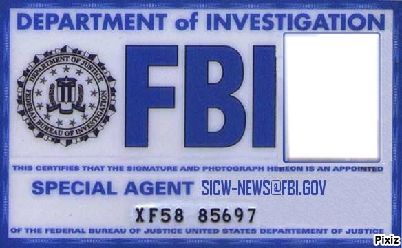 cadre FBI Photomontage