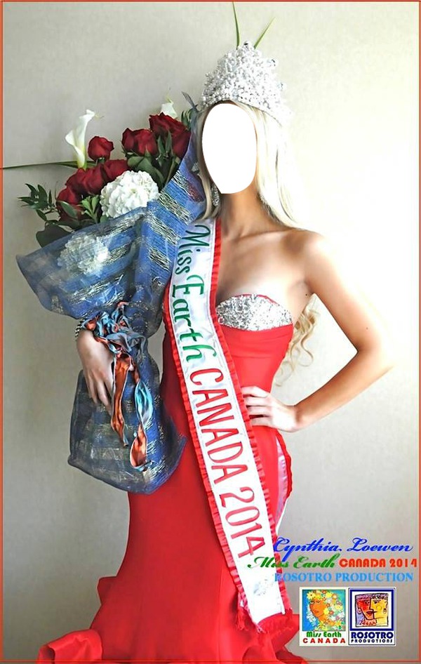Miss Earth Canada Fotomontage