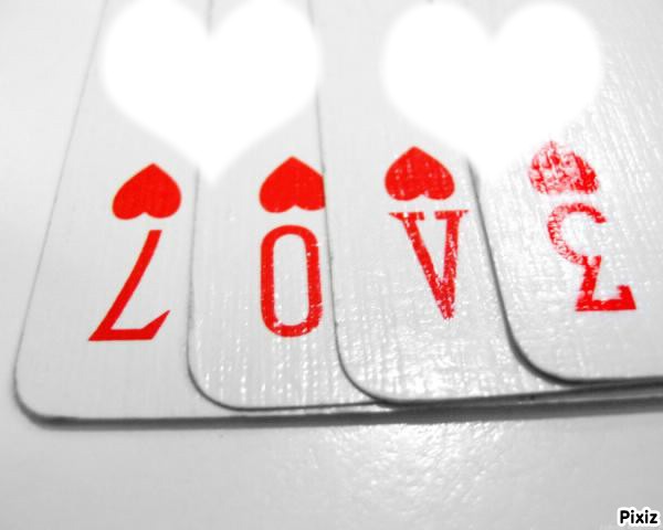 Love game Photo frame effect
