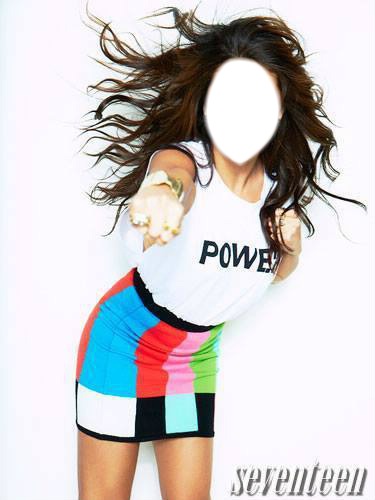 Selena Gomez Power of fanatic Fotomontáž