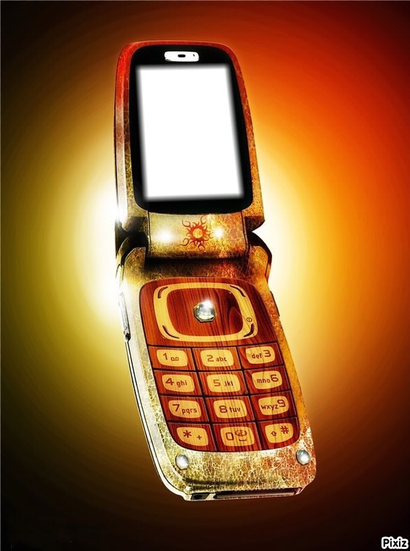 cell phone Fotomontáž