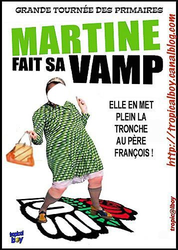 martine fait sa vamp Fotomontaż