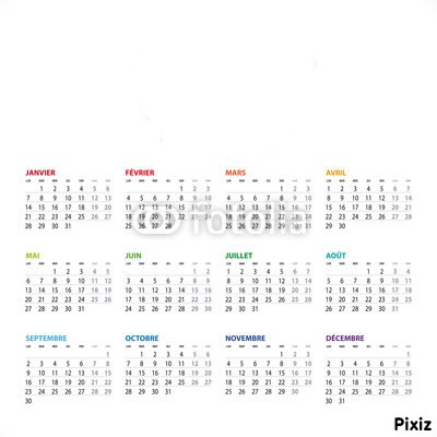 calendrier 2013 Фотомонтаж