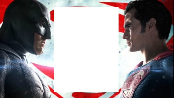 photo de batman vs superman Photo frame effect