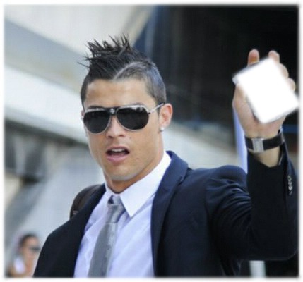 С.Ronaldo Photo frame effect