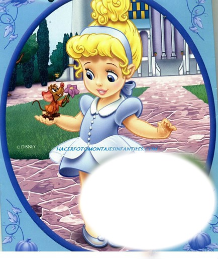 Cinderella Bebe Fotomontage