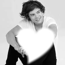 Harry Styles and Heart Photo frame effect