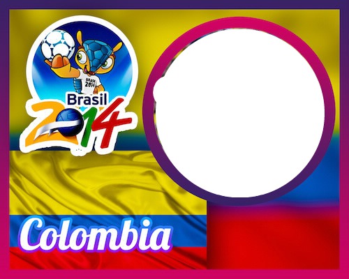 colombia fu Photo frame effect
