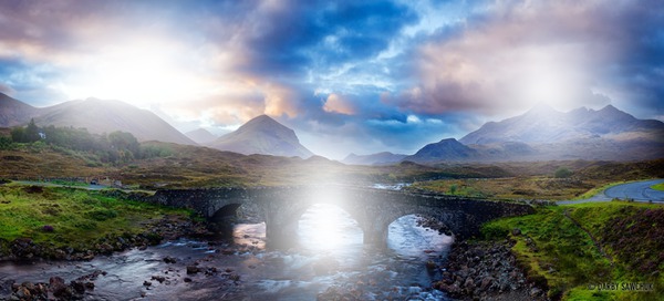 My heart's in Scotland Fotomontáž