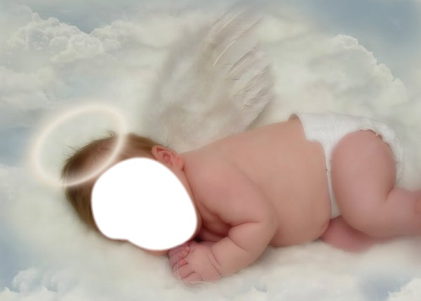 la llegada de mi  bebe Montaje fotografico