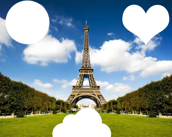 torre Eiffel Valokuvamontaasi