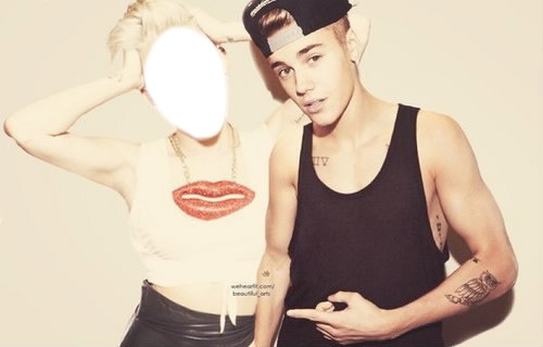 Justin Bieber And You Fotomontáž