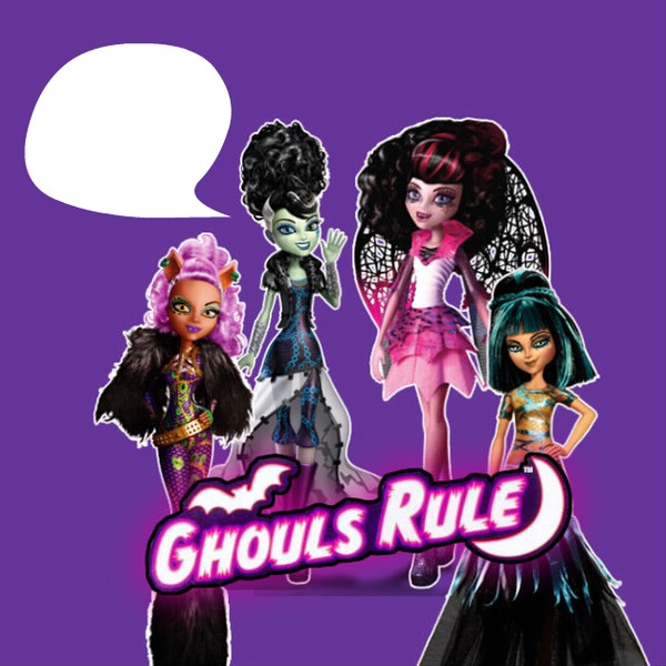 Monster High Ghouls Rule Photomontage