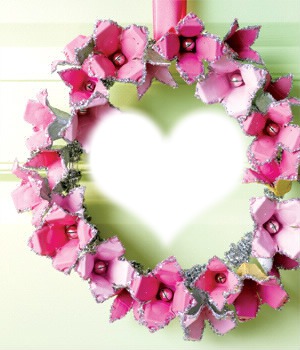 coração de flores Fotomontagem
