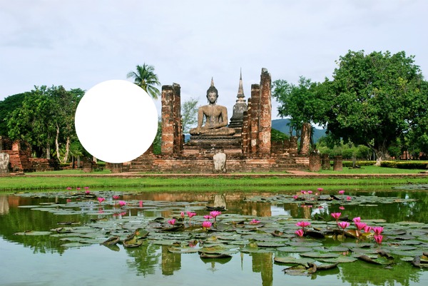 jardin Thaïlandais Montaje fotografico