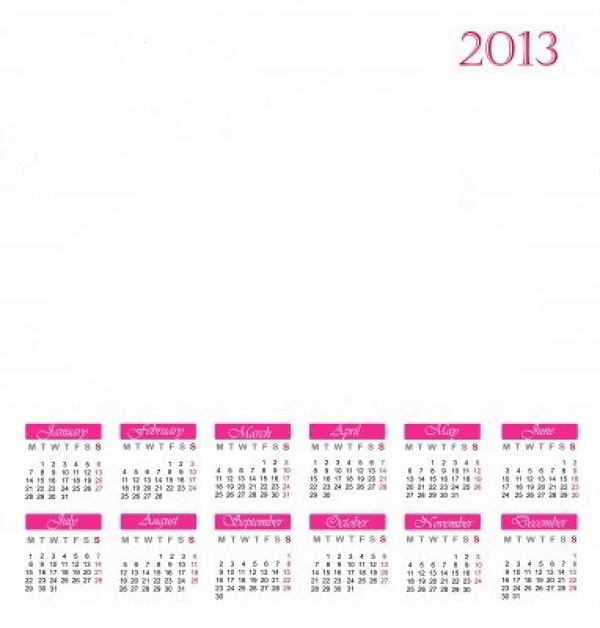 calendario 2013 Fotomontaż
