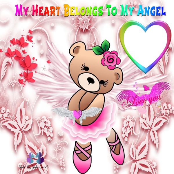 my heart belongs to my angel Fotomontáž