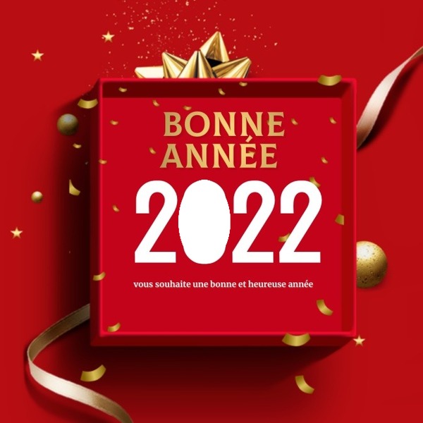 Bonne Année 2022 Fotomontáž