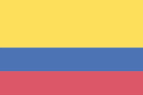 Kolombiya bayrağı Fotoğraf editörü