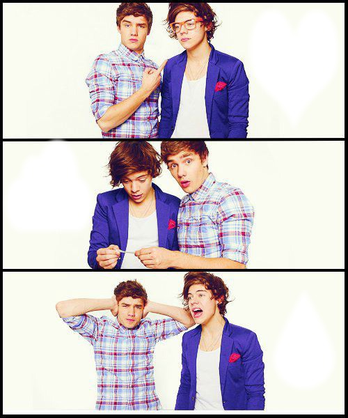 Liam et Harry 1D Montaje fotografico