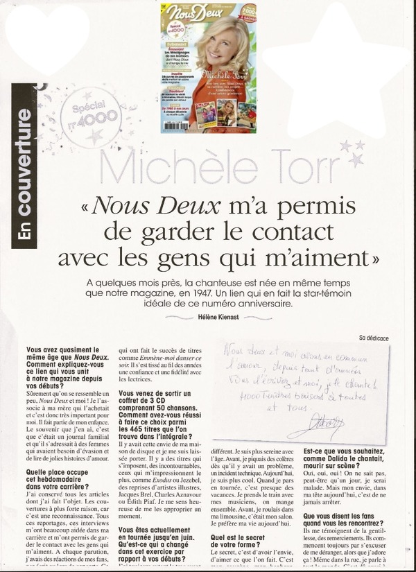 Michèle Torr Photo frame effect