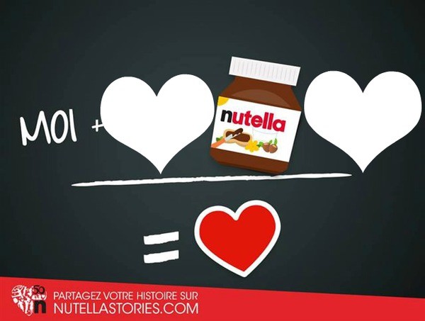 50 Nutella tableau Fotomontage