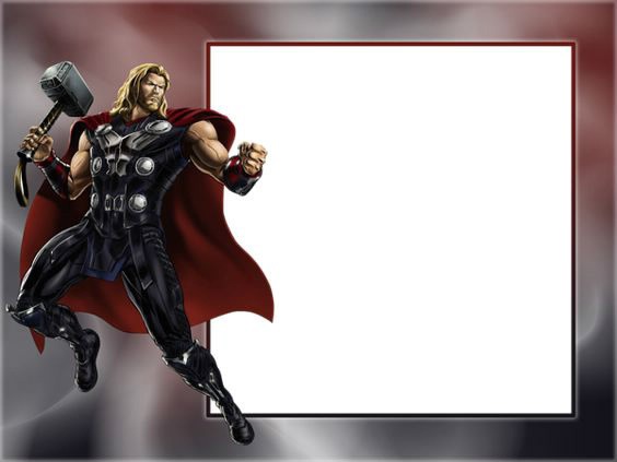 Thor y su Martillo Fotomontage