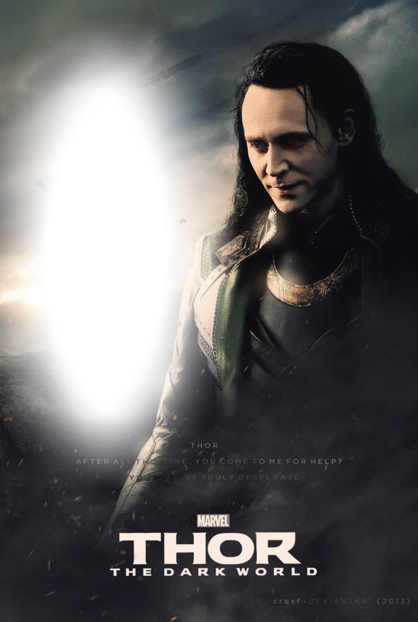 Loki affiche Photo frame effect
