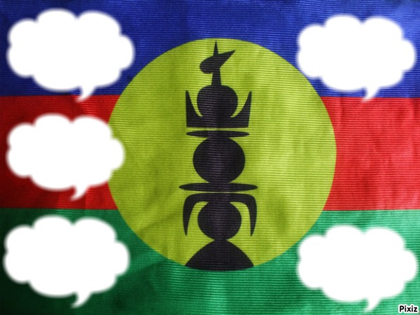 drapeau kanaky Fotomontáž