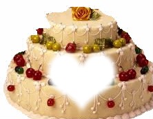 Gâteau j Fotomontage