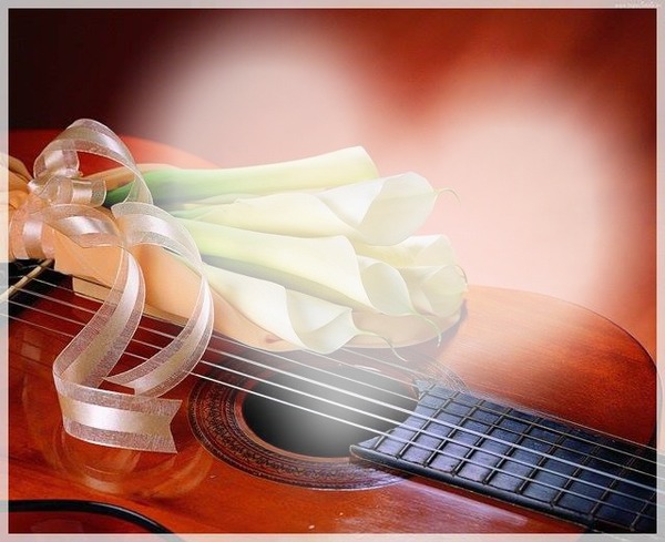 guitare d arome Photo frame effect