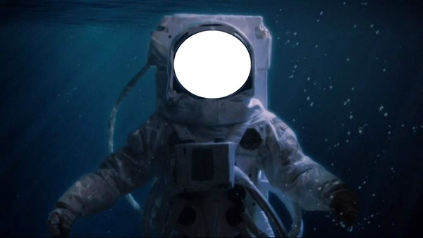 Astronaut Fotomontažas