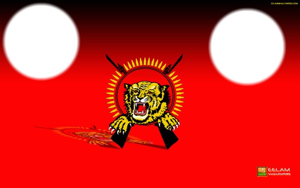 tamil flag フォトモンタージュ