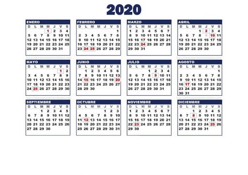 Calendario 2020 Fotomontaggio