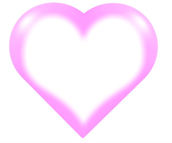 coração cor de rosa Фотомонтажа