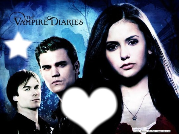 the vampire dieries<3 Photo frame effect