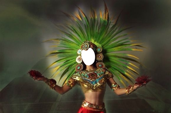 diosa azteca Fotomontage