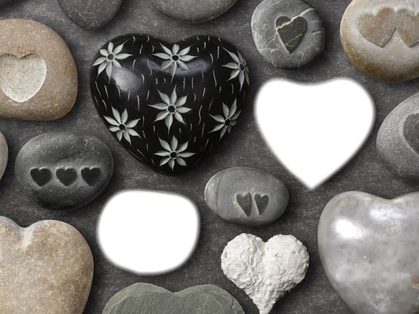 Corazón de piedra Fotomontage