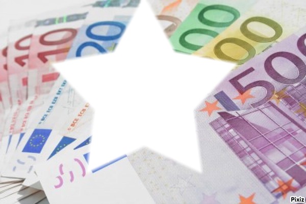 L'euro Photomontage