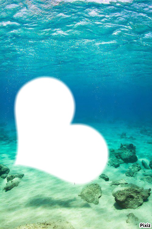 Amour ocean Valokuvamontaasi