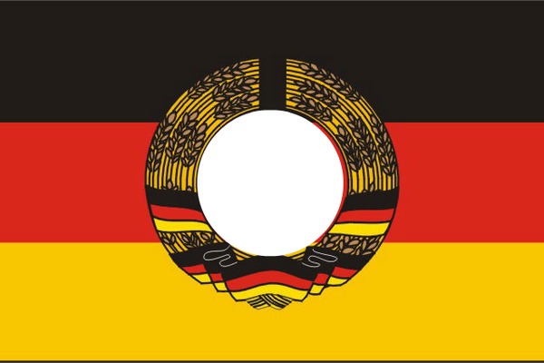 DDR Fahne Fotomontasje