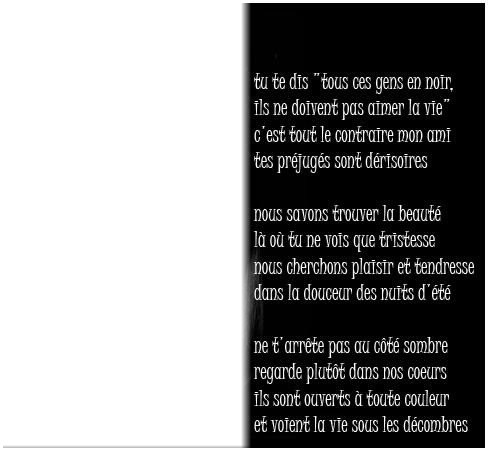 poeme sombre Photo frame effect