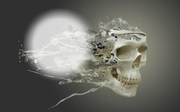 skull Fotomontage